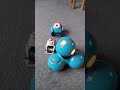 Cozmo gets in a bit of a squeeze with dash and dot robots #anki #shorts
