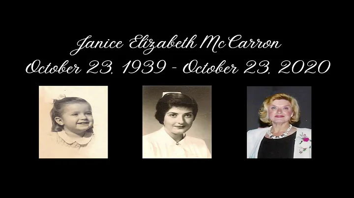 In Memory of Janice Elizabeth McCarron