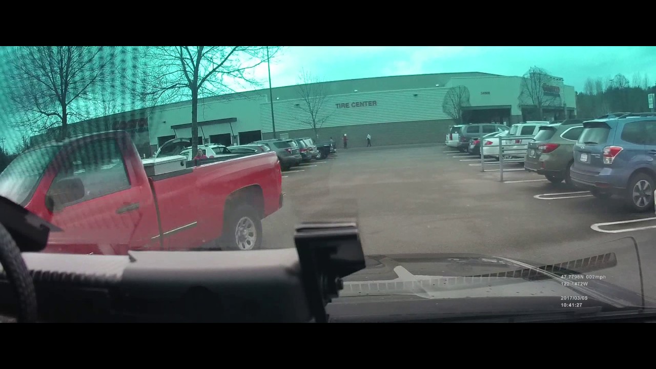 Aggressive driving in the Costco parking lot - YouTube