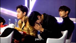170114 Golden Disc Awards  SUHO celebrate KAI's birthday