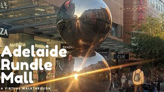 [4K] Virtual Tour around Adelaide's Rundle Mall – Australia’s first pedestrian mall