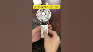 Customer Immediately Applied UV DTF Sticker Samples at Factory. #uvdtfsticker #customprinting