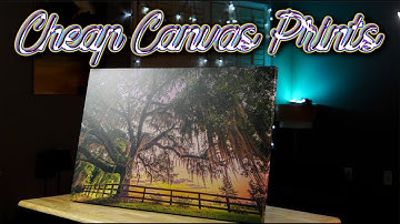 WATCH this BEFORE you order CANVAS PRINTS!! Canvas Champ Review