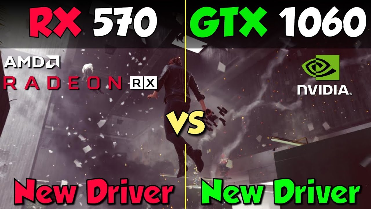 Gtx 1060 Vs Rx 570 New Drivers Youtube