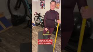 Standing Fire Hydrant Exercise for Sacroiliac Joint Pain (#shorts)
