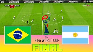 BRAZIL vs ARGENTINA - Final FIFA World Cup 2026 | Full Match All Goals | Football Match