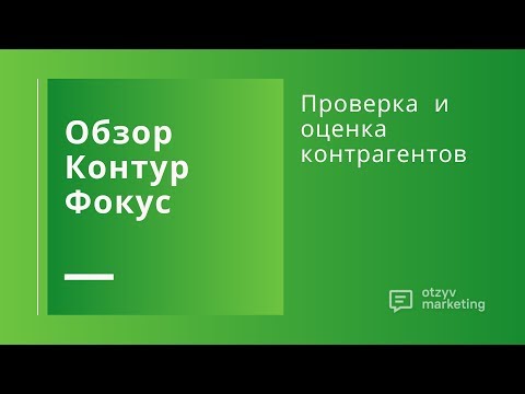 Обзор Контур.Фокус: как проверить и оценить контрагентов