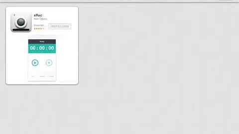 Screen recorder in app store