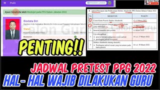 PENTING! Jadwal Pretest PPG 2022 dan Syarat Ikut Pretest PPG Daljab 2022 / Seleksi Akademik PPG 2022