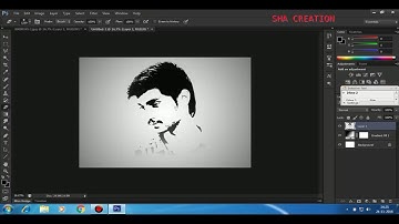 Photoshop Tutorial : Galaxy Logo Design From Face