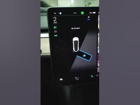 테슬라 자동주차 취소된 사례 - Youtube