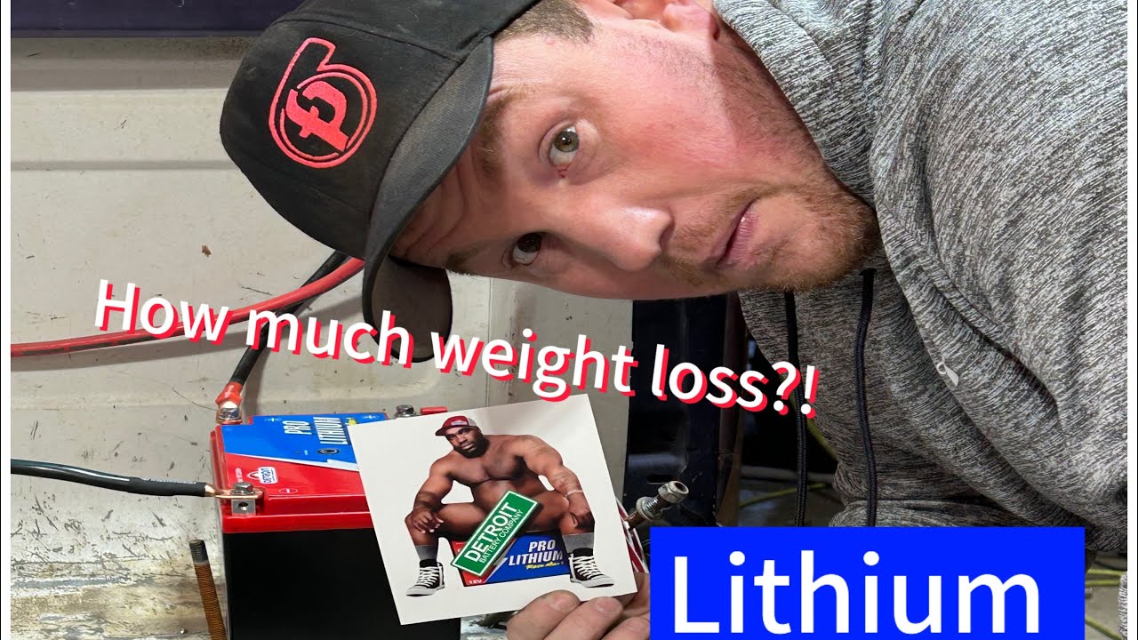 Weight Loss From Lithium Battery Swap - YouTube