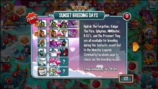 Monster Legends - BREEDING EVENT IS OVER =( Sunset Breeding - R.O.F.L and MMOnster