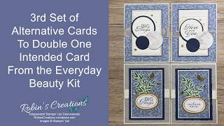 3rd Set of Alternative Cards To Double One Intended Card From the Everyday Beauty Kit 3rd Set of Alternative Cards To Double One Intended Card From the Everyday Beauty Kit