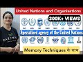 United Nations: SPECIALISED AGENCIES OF UN - with Memory Techniques