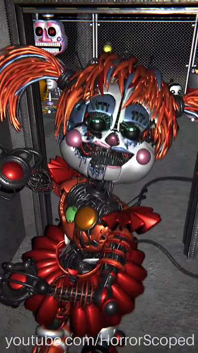 Taking off Scrap Baby's Face in FNAF The Glitched Attraction