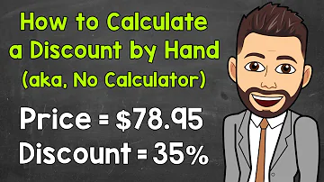 How to Calculate a Discount without a Calculator | Calculating Discounts by Hand | Math with Mr. J