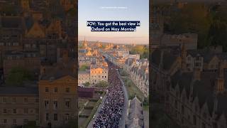 POV: You got the best view in Oxford on May Morning #OxfordUniversity