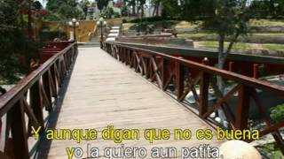 Video thumbnail of "Yo la queria patita Karaoke (Vals Peruano)"