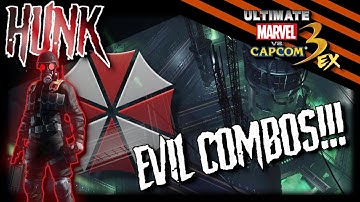 NECK BREAKING MERCENARY!!!|HUNK UMVC3 PALETTE SWAP|ADVANCE STYLE COMBOS