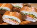 How to make A Turkey and Chicken Submarine Sandwich Perfect for a Picnic