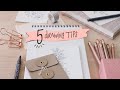 My TOP FIVE Illustration Tips | Improve Your Drawing