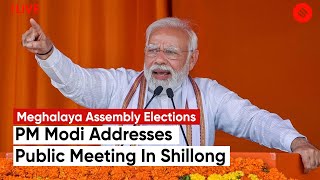 LIVE: PM Modi Addresses Meeting In Shillong, Meghalaya, Ahead Of State Assembly Elections