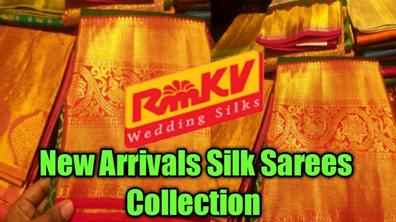 RMKV New Arrivals Designer Sarees Collection Raw Silk and Soft Silk