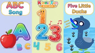 ABC Song, 123 Numbers Mashup for Kids | Five Little Ducks Remix | 12 Minutes of Fun Learning Songs