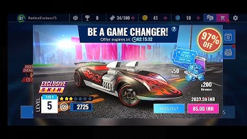 Hot wheels infinite gameplay in Sydney with Bulletproof Car