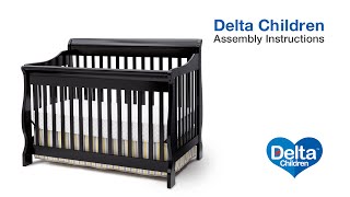 Delta Children Canton 4-in-1 Version B Crib Assembly Video
