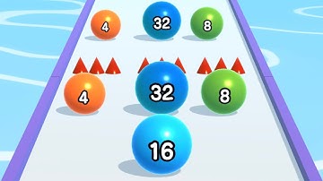 Ball Run 2048 - All Levels Gameplay Walkthrough Android iOS (Part 16)