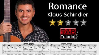 Romance by Klaus Schindler | Classical Guitar Tutorial + Sheet & Tab