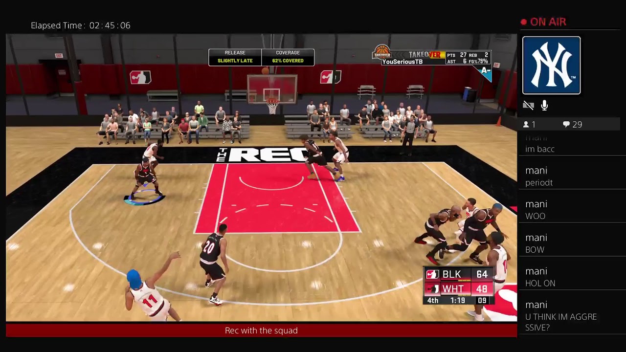 YouSeriousTB's 2K Rec With the squad