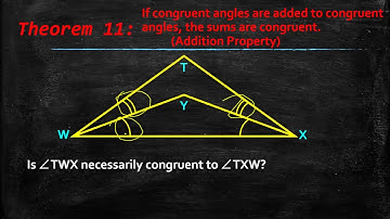 2.5  Honors Geo:  Addition and Subtraction Properties