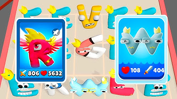 Merge Master Alphabet Fusion +  Alphabet Lore Monster Battle ⭐ ABCDEFGHIJKLMNOPQRSTUVWXYZ