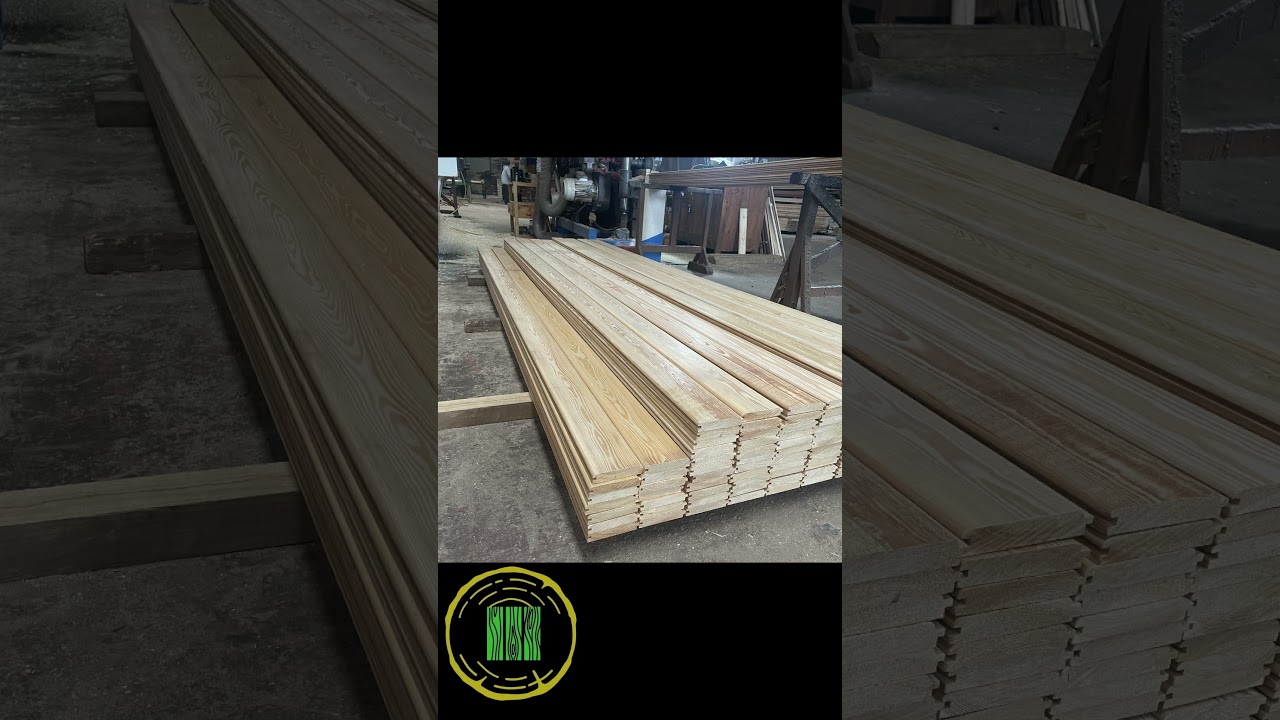 Siberian larch Double face clear  cladding