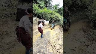 Clearing Muddy Mountain Roads for Vehicles Innovative Work!