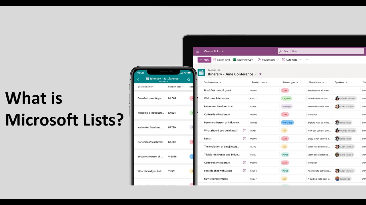 What is Microsoft Lists? - YouTube