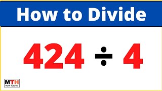 424 divided by 4 (424÷4) | Long Division