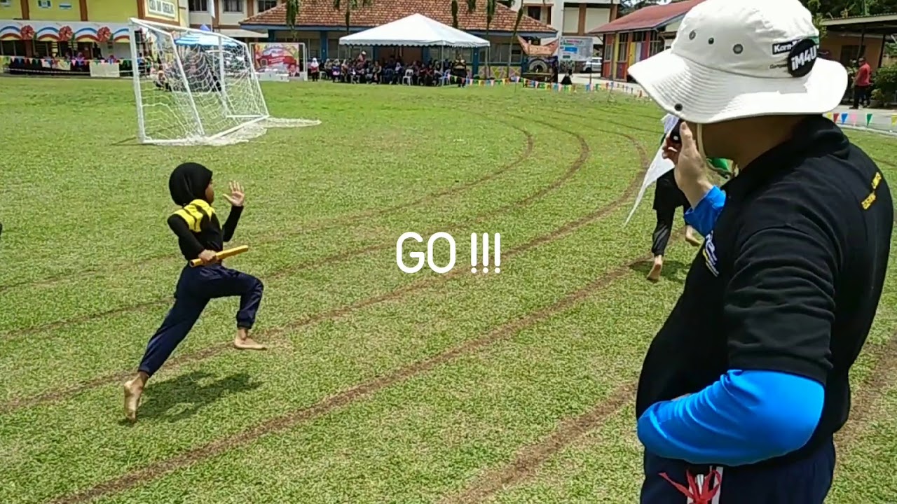 Lumba lari Sekolah Rendah 4x100m