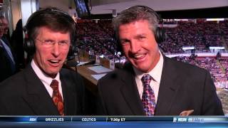 Chris Chelios interrupts Jack Edwards & Andy Brickley live on NESN 11/27/13