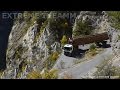 Extreme truck drivers  dangerous road mercedes actros v8  subscribe channel  