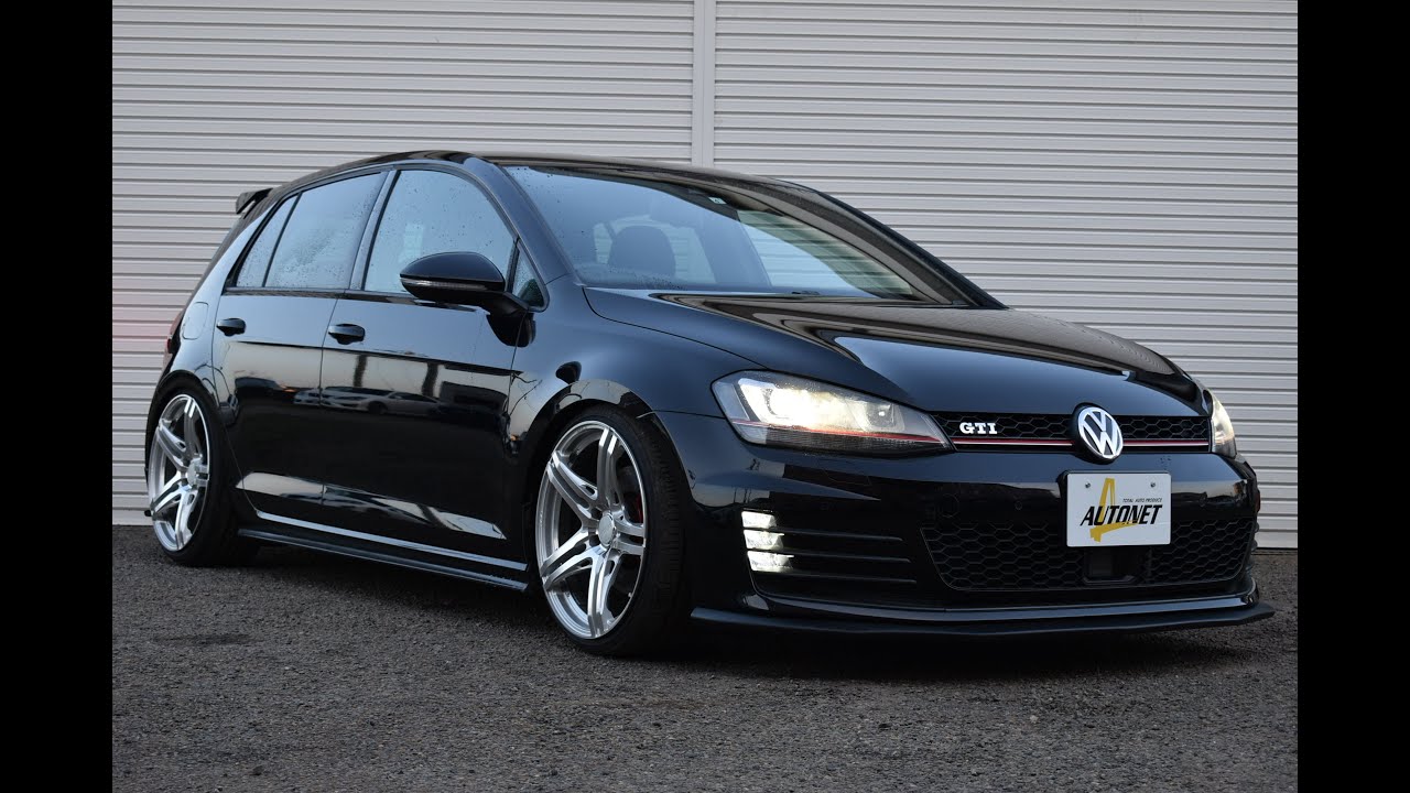 平成25年 フォルクスワーゲン ゴルフ Gti Rays19aw Newing車高調 Voomeranエアロ ロッソモデロマフラー ルーフスポイラー Lka Etc オートネット 新潟 中古車情報 Youtube