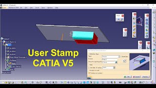 User Stamp in CATIA #Dinesh_Saini_Kulhada #PPDC #MSME