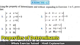 CBSE CLASS 12 CHAPTER 4 DETERMINANTS EXERCISE 4.2 NCERT SOLUTION | CLASS 12 EXERCISE 4.2 SOLUTIONS