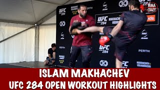 Full UFC 284: Islam Makhachev Open Workout Highlights