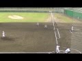 2015 春　高校野球　福岡大会　　九州国際大付　山本選手　第3打席