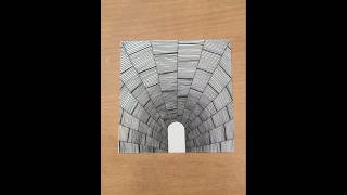 How to Draw a 3D Spiral Optical Illusion #Drawing#GeometricArt#OpticalIllusion#SpiralDrawing