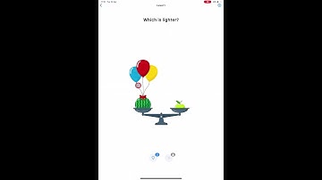 Easy Game - Brain Test Level 1 - Which is lighter?